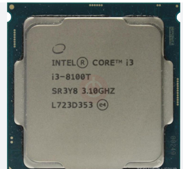 Intel core i3 8100t, 3.1ghz