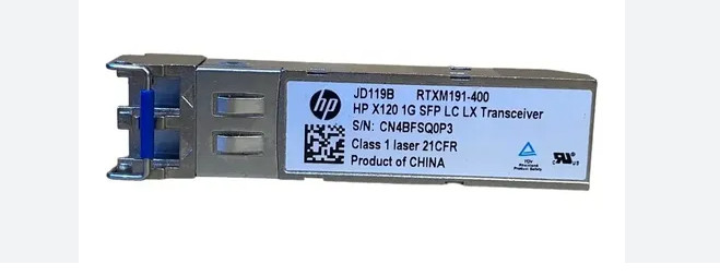 GBIC-HP-X120-1G-SFP-LC-LX-JD119B-RTXM191-400